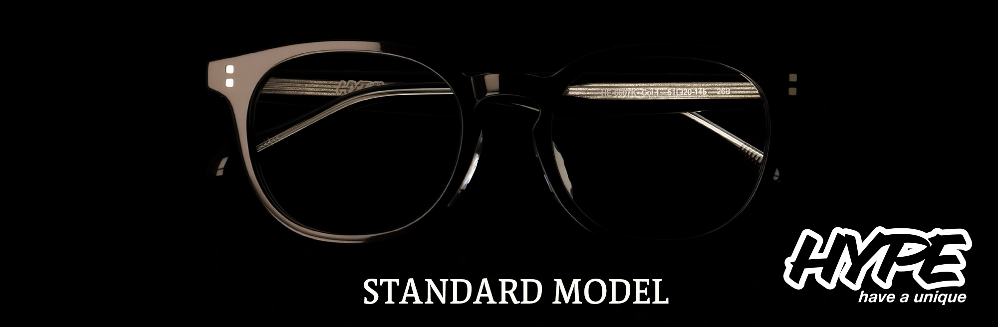 黒縁の新定番HYPE STANDARDモデルが登場