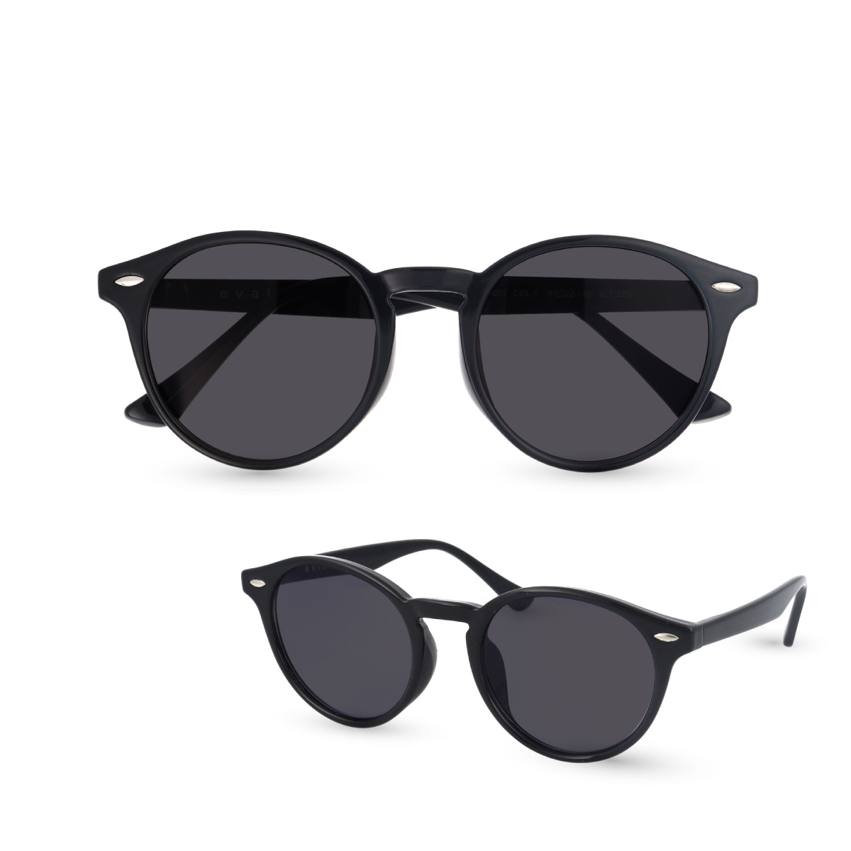 evais | 偏光サングラス | ボストン ウェリントン スクエアの通販情報