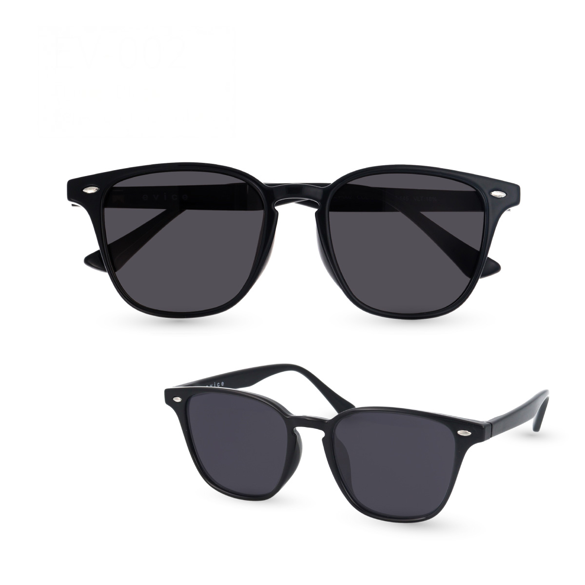 evais | 偏光サングラス | ボストン ウェリントン スクエアの通販情報