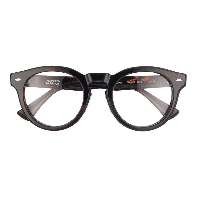 8mm厚生地 黒縁太セルフレーム | HYPE ヘキセテート クラシック