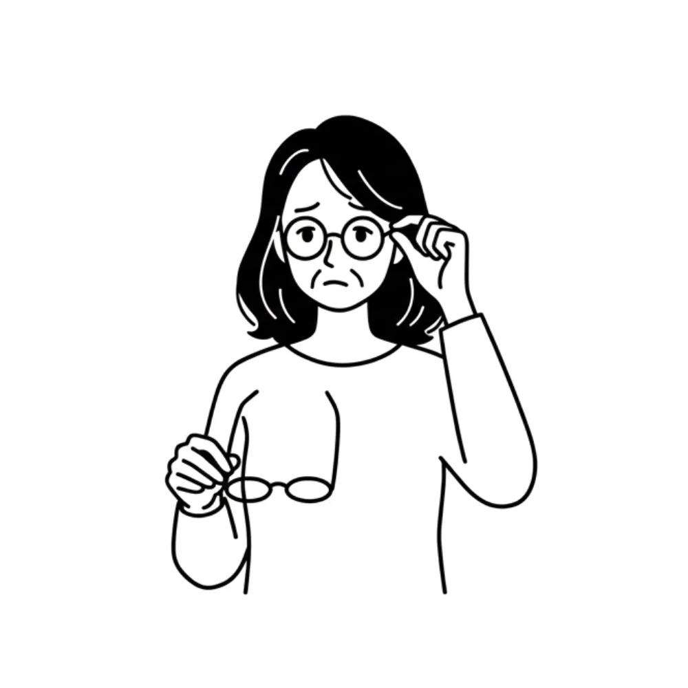 メガネを使い分けている方